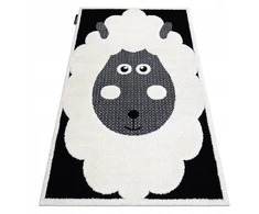 Dywany Uszczow DYWAN DLA DZIECI 120x170 cm OWCA juoda #GR4135