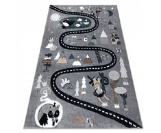 Dywany Uszczow DYWAN DLA DZIECI FUN 180x270 cm ULICA pilka #O223