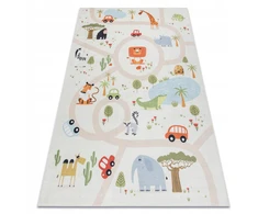 Dywany Uszczow PLAUBAMAS KILIMAS VAIKAMS 80x150 cm ZOO #I033