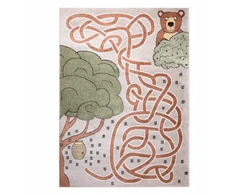 Dywany Uszczow VAIKŲ KILIMAS FUN 160x220 cm HONEY smėlio spalvos #O564