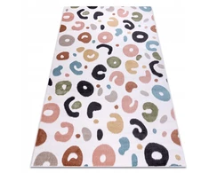 Dywany Uszczow VAIKŲ kilimėlis FUN Spots spots cream POLISH POLISH 200x290 cm