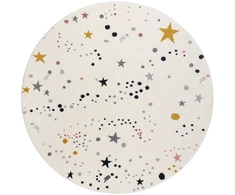 Dywany Uszczow VAIKŲ kilimėlis kremas STARS stars SKY sensorinis ratas 120 cm
