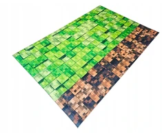 Dywanypers Dywan DIGITAL PIXEL 120x180 gamingowy dla gracza MC w kostki cube kwadraty