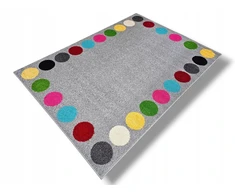 Dywanypers Dywan FUNKY KROP 160x220 pilka w kółka 28 kropki do przedszkola su atestem