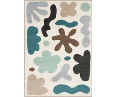 Dywanypers Dywan FUNKY TOP FLOP 160x220 mėlyna lazurowy do przedszkola su atestem