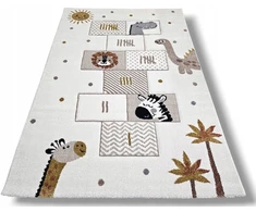 Dywilan Dywan LUNA 160x230 gra w KLASY vaikams dziecięcy w stylu boho GRUBY 3D