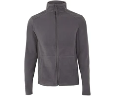 Džemperis su užtrauktuku FLEECE MK610V, pilkas, dydis 2XL