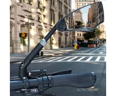 E-bike dviračio veidrodėlis galinio vaizdo veidrodėlis kairysis išgaubtas dviračio veidrodėlis