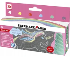 Eberhard Faber 526560 - Blizganti vienaragio kelio kreida, 6 spalvos
