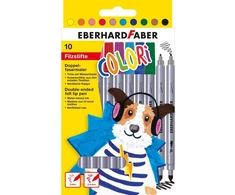 Eberhard Faber 550010 3 vnt. dvigubos pluošto žymeklių rinkinys