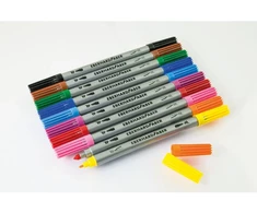 Eberhard Faber 550010 3 vnt. dvigubos pluošto žymeklių rinkinys