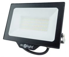 Eco Light LED prožektorius IP65 Ecolight 50W 6500K 4500Lm juodas