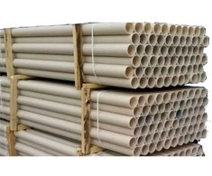 Ecopipes Vamzdis šiltnamio rėmui konstruoti D50mm L5.5m plastikinis/baltas