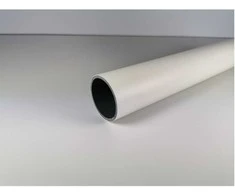 Ecopipes Vamzdis šiltnamio rėmui konstruoti D50mm L5.5m plastikinis/baltas