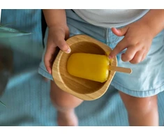 Ecorascals ECO RASCALS Gilus bambukinis dubuo su šaukštu