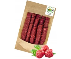 Ecosnacks Raspberry Fruit Rolls Natural Snack vaikams 50g