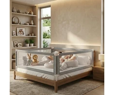 Ecotoys Barierka do łóżka 157 cm vaikams zabezpieczenie przed upadkiem