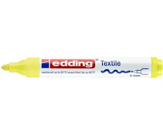 Edding 4500 tekstilės žymeklis, 3 mm, neoninė geltona