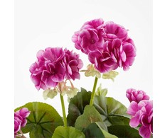 Edelman Dirbtiniai augalai vazonėlyje 34cm pelargonijos/violet.