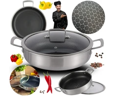 Edenberg LĖŠTĖS Puodas su dangteliu HONEY COMB NONLIPE INDUKCIJA 24cm 2,8L