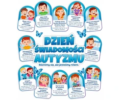 Eduidea Lankstinuko puošmena mokyklos darželis AUTISM Autizmo supratimo diena