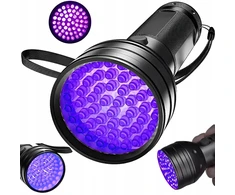 Efox TAKTINIS BLYKTINĖS ŽIBINTAS UV 51 LED, NAUDOJANT GINTARŲ GYVŪNINIŲ Šlapimo DĖMIŲ BANKNOTUS 395 nm