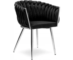 Ehokery GLAMOUR AUSTI MINŠTINĖ KĖDĖ SU MODERNIŠKIOMIS METALINĖMIS KOJĖLĖMIS