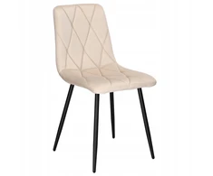 Ehokery MADISON VELVET, BEIGE, MINŠTA AKSOMINĖ KĖDĖ SVETAINEI VALGOMOSIAI