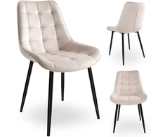 Ehokery Poland NORMAN Velvet kėdė beige