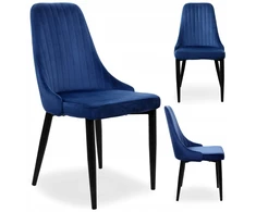 Ehokery ŠIUOLAIKINĖ VELVETINĖ LOFT DYGINĖ MINŠTĖ KĖDĖ VALGOMOJE SVETAINEI