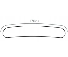 Ekmtrade dodatkowa POSZEWKA na poduszkę TYP I 170 CM W18