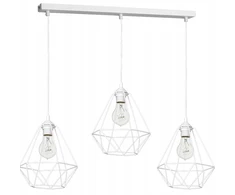 Eko Light BASKET Baltas 3xE27 pakabinamas šviestuvas