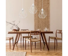 Eko Light BASKET Baltas 3xE27 pakabinamas šviestuvas