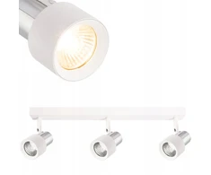 Lubinis šviestuvas Eko Light Lampa sufitowa reflektorki Cino 3xGU10 Baltas + Chrom ML9948 Milagro