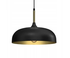 Pakabinamas šviestuvas Eko Light Lampa wisząca LINCOLN Juodas/GOLD 1xE27 35cm