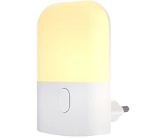 Eko Light LED naktinė lempa miegamajam, balta, reguliuojama, 2700K Eco-Light