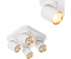 Lubinis šviestuvas Eko Light Milagro Lampa sufitowa reflektorki na rozecie Andy 4xGU10 Kwadrat ML9940
