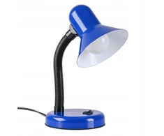 Eko Light Stalinė lempa Mentor nocna szkolna stołowa do czytan metal E27 Žydra