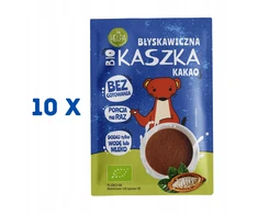 Ekologiškų greitai paruošiamų kakavinių košių rinkinys - 10 vnt (35 g x 10) HELPA eco