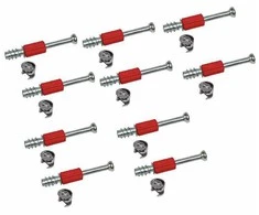 Ekscentrikas su varžtu į medį MINIFIX, 15 x 16 mm, 10 kompl.