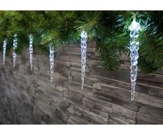 El. girlianda VARVEKLIS, IP44, 12 LED, 0,72 W, 4,5 V, šaltai balta, 2.2 m