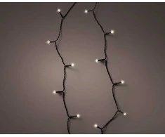 El. lauko girlianda LUMINEO DURAWISE BASIC TWINKLE, 96 LED IP44 šiltai baltos sp 8 rež, 3xAA, 7,1m