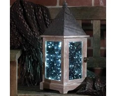 El. lauko girlianda LUMINEO DURAWISE BASIC TWINKLE, 96 LED IP44 šaltai baltos sp 8 rež, 3xAA, 7,1m