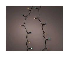 El. lauko girlianda LUMINEO DURAWISE BASIC TWINKLE, 96 LED IP44 RGB keičia spalvas 8 rež 3xAA, 7,1m