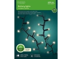 El. lauko girlianda LUMINEO DURAWISE COMPACT TWINKLE, 600LED IP44 šiltai balta, 8rež, 3XD, 15m