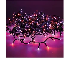El. lauko girlianda LUMINEO Primary Tree, 750 LED, 3,6W, violetinės/oranžinės sp., 16 m