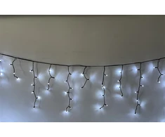 El. lauko girlianda VARVEKLIS, IP65, 500LED, 23,8W, 230-240V, šaltai balta sp, sujungiama, 19,8x0,7m