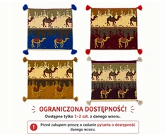 Elana Gobeleno pagalvės užvalkalas 40x40 kupranugariai su kutais Rytų dekoratyvinis PRL
