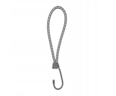 Elastinės gumos su kabliukais brezentams, 25 vnt., 6x20cm, BCH4-0620GY-B