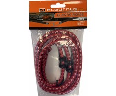 Bikuvalt Elastinės krovinių tvirtinimo virvutės 2vnt 8mm x 100cm